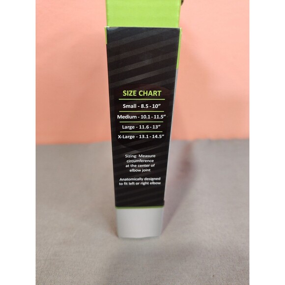 P-Tex Pro Knit Compression Elbow Sleeve Black Small - Picture 4 of 4